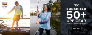 FXR fishing gear with sunshield 50+ UPF gear fishing apparel for men and women